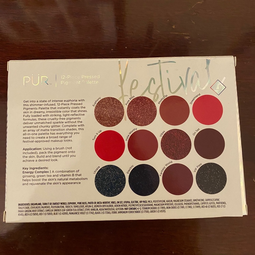 PUR “Festival” Eyeshadow Palette.   BRAND NEW!